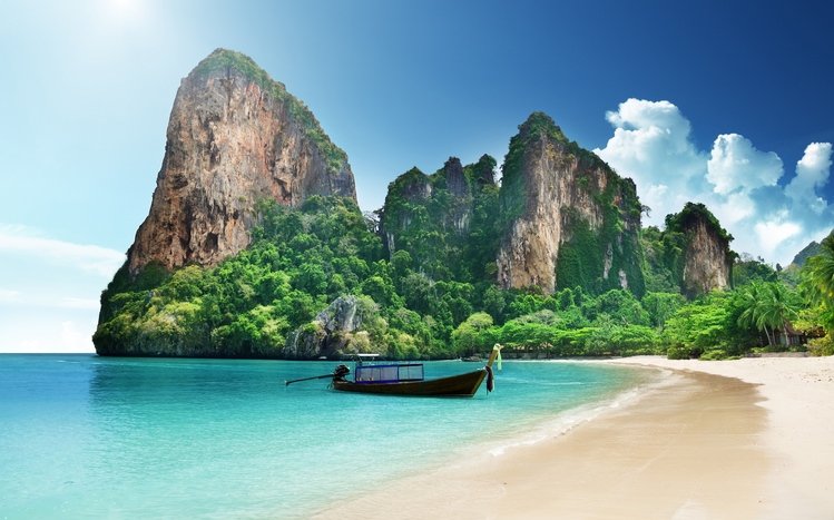 Railay Beach Thailand Theme screenshot #1