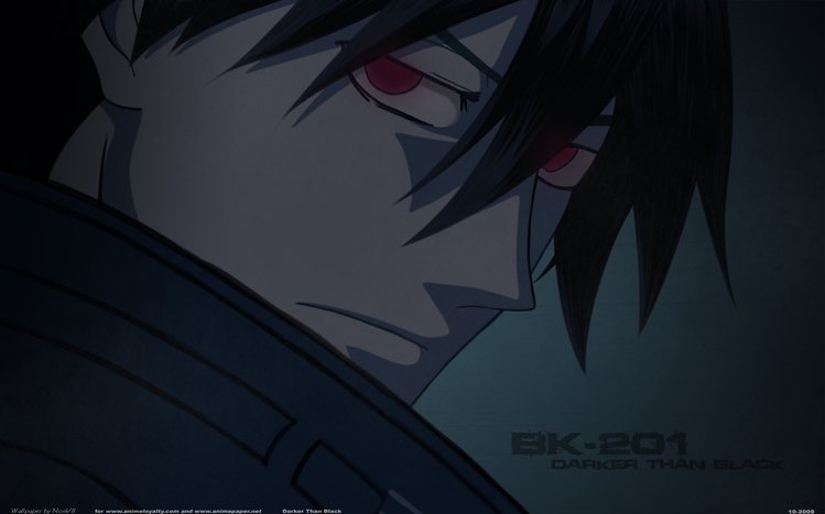 Darker Than Black  Anime, Black picture, Black wallpaper