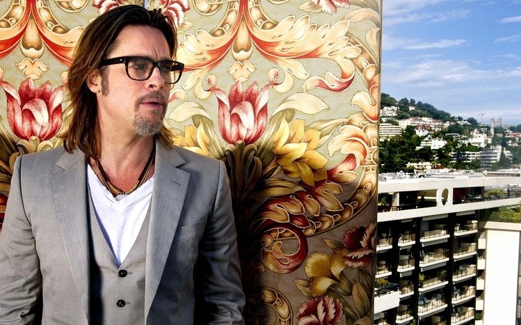 Brad Pitt Theme screenshot #1