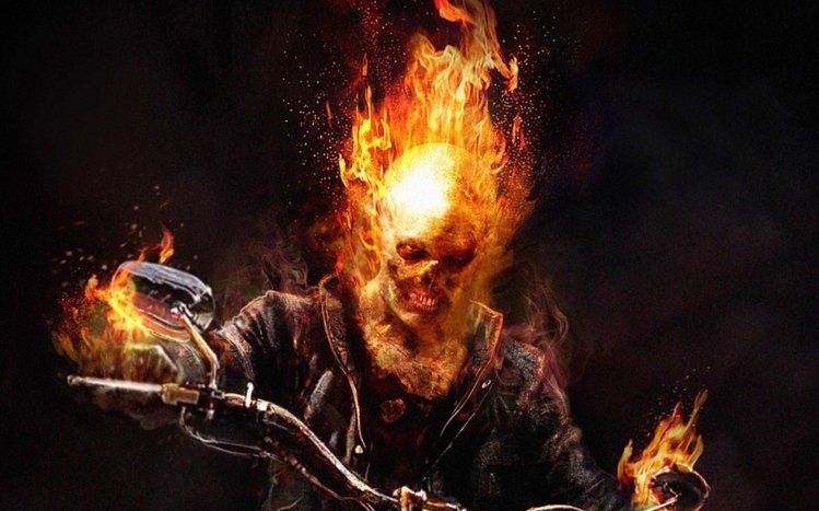 Ghost Rider Windows 11/10 Theme - themepack.me