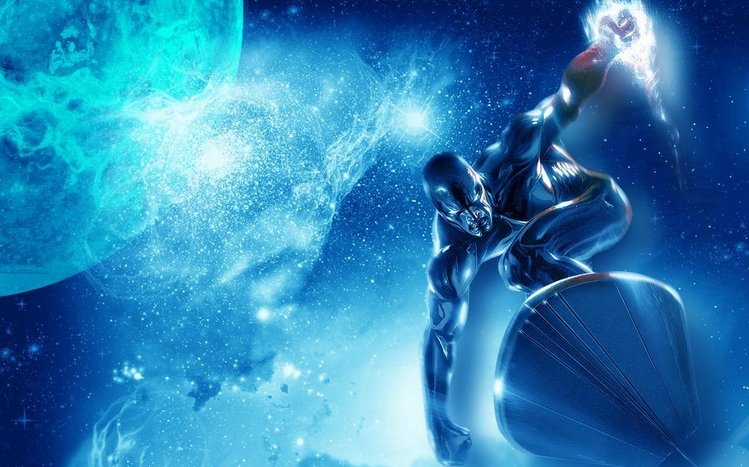 Silver Surfer Theme screenshot #1