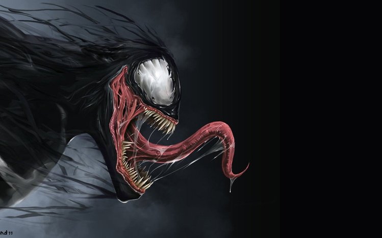 Venom Dark 4K Wallpaper For PC