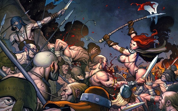 Red Sonja Theme screenshot #2