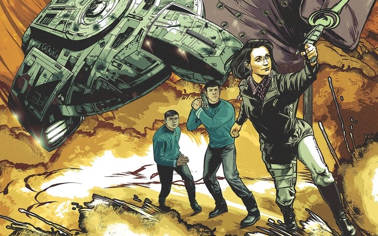 Star Trek Comics Theme screenshot #12