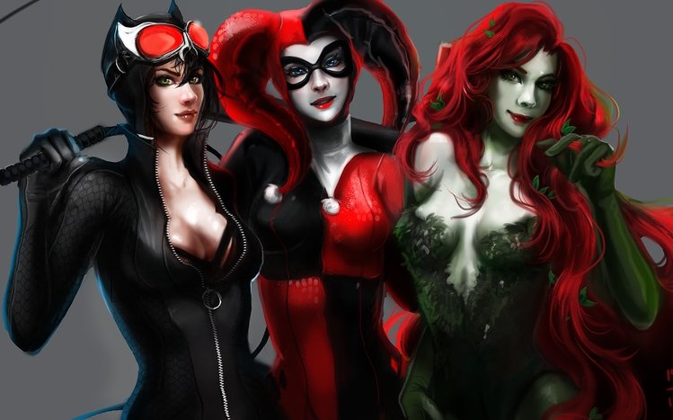 Gotham City Sirens Windows 11/10 Theme - themepack.me