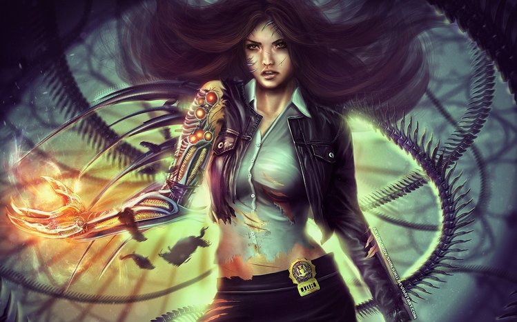 Witchblade Theme screenshot #8