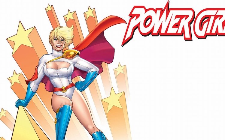 Power Girl Theme screenshot #1
