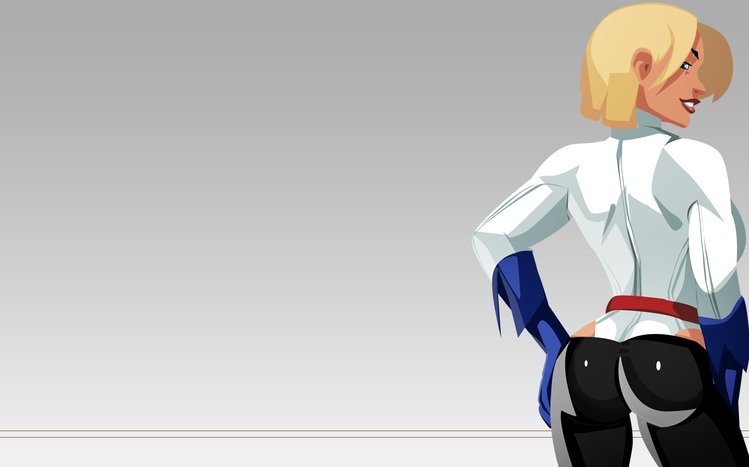 Power Girl Theme screenshot #11