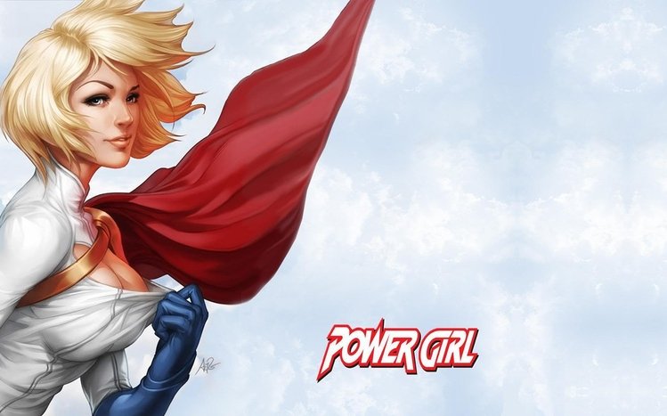 Power Girl Theme screenshot #13