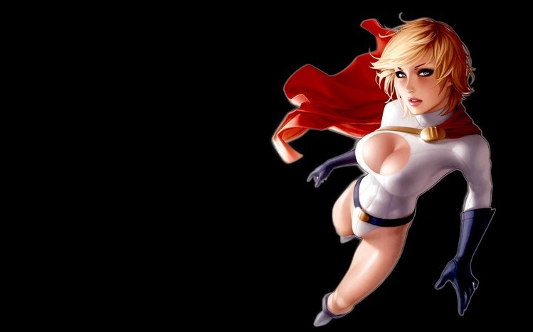 Power Girl Theme screenshot #3
