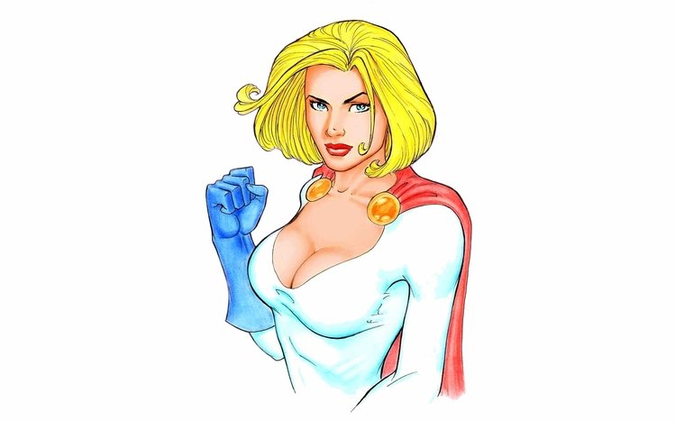 Power Girl Theme screenshot #5