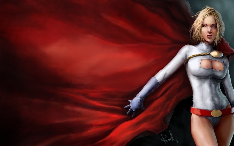 Power Girl Theme screenshot #6