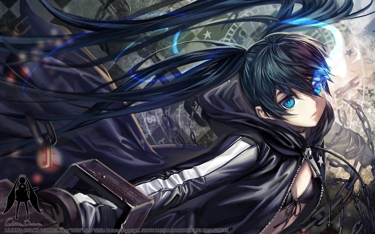 B.R.$., cute, brs, anime, black dress, HD wallpaper