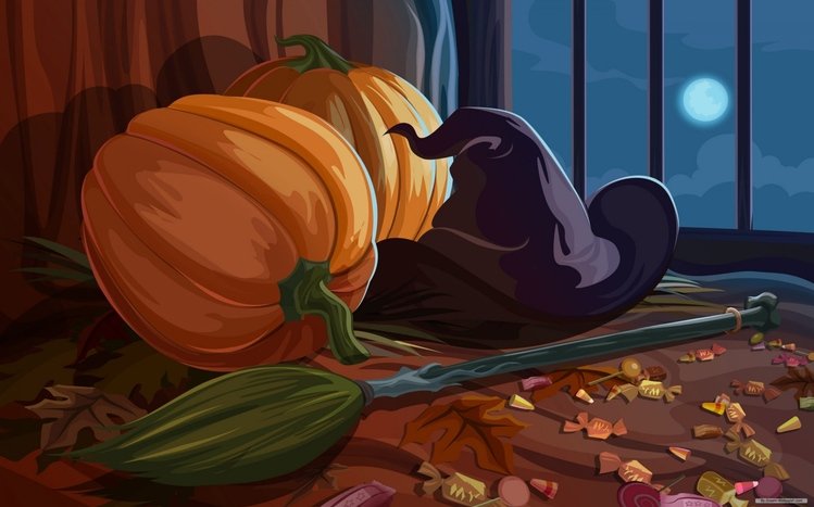 Cute Halloween Background  PixelsTalkNet