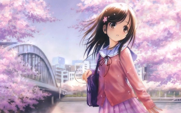 Anime Girl Windows 11/10 Theme 