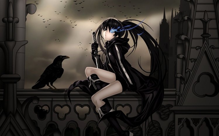 Aesthetic dark anime girl Wallpapers Download