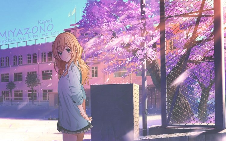 Resultado de imagem para shigatsu wa kimi no uso wallpapers