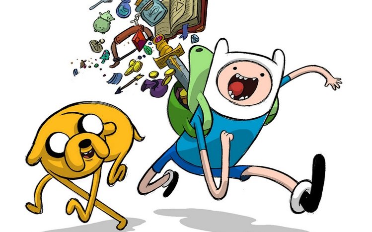 Adventure Time Windows 11 10 Theme - Themepack.me