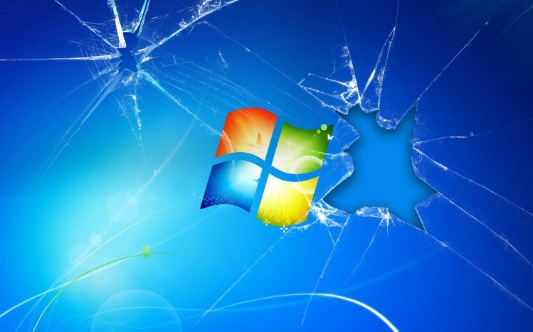 Cracked Screen Windows 11/10 Theme - themepack.me