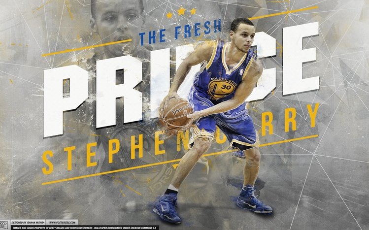 Stephen Curry Theme for Windows 10 and 11