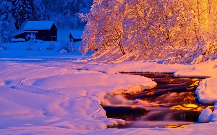 Snow Theme screenshot #4