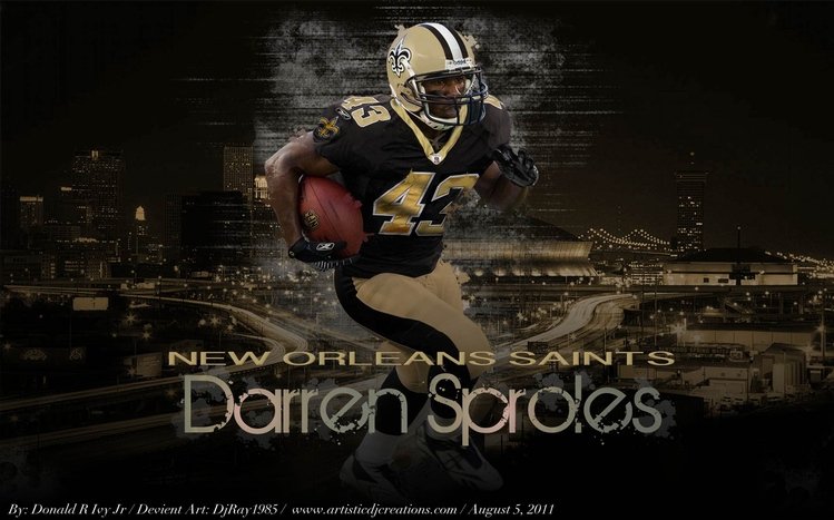 New Orleans Saints Windows 11/10 Theme 