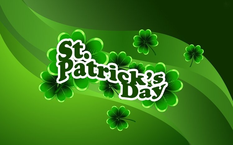 Free Vector  Realistic blurry st patricks day wallpaper