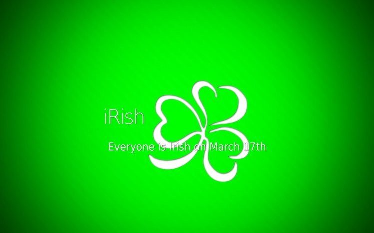 St Patrick's Day Theme screenshot #1