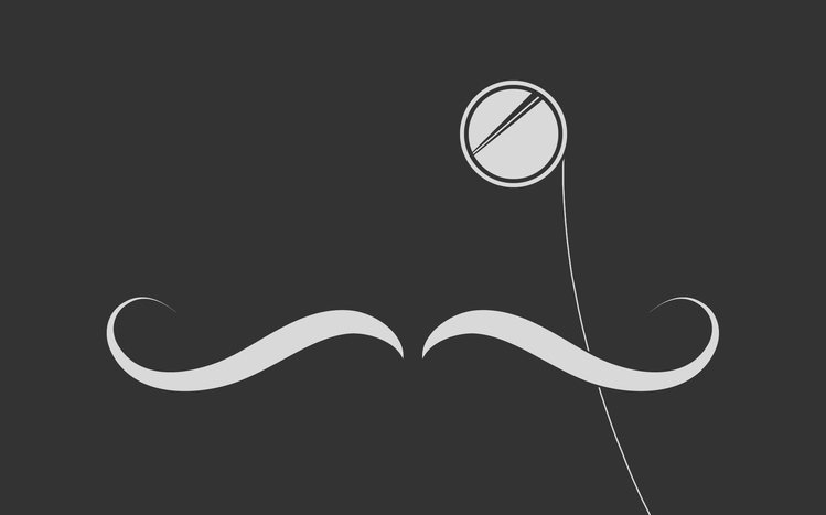 Mustache Theme screenshot #1