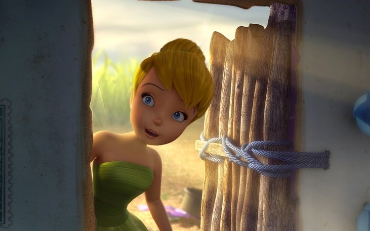 tinkerbell with brown hair