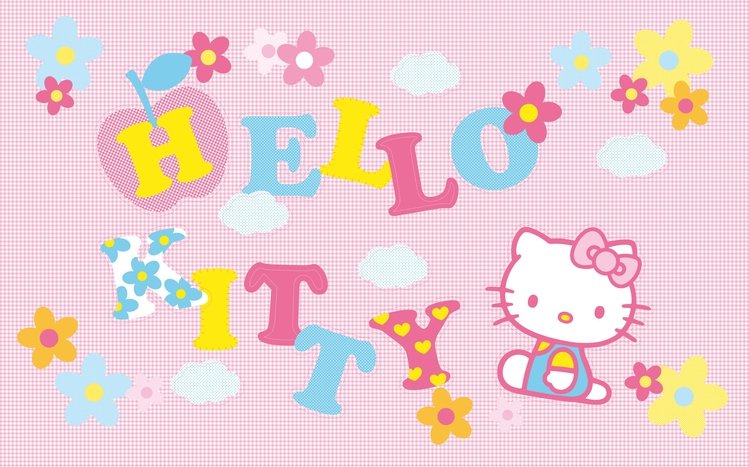 Hello Kitty Laptop Desktop Wallpaper Display Resolution PNG 800x800px  Watercolor Cartoon Flower Frame Heart Download Free