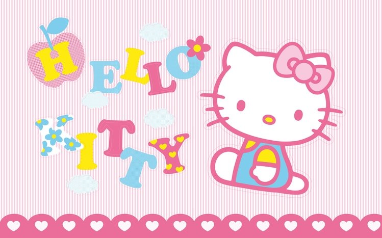 LINE Official Themes - Hello Kitty Pretty Lady