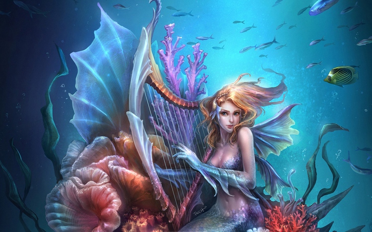 Mermaid Windows 10 Theme Themepack Me