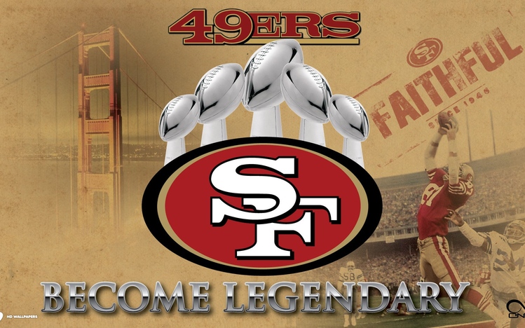 San Francisco 49ers Windows 10 Theme - themepack.me