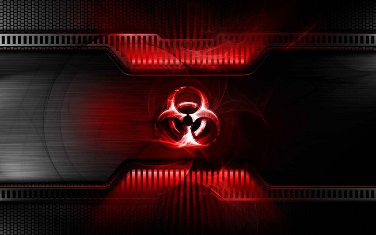 Biohazard Symbol Windows 10 Theme - themepack.me