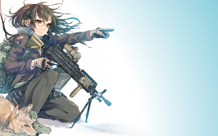 Anime Girl Fight Windows 10 Theme - themepack.me