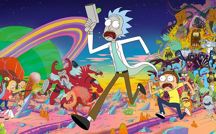Rick and Morty Windows 10 Theme - themepack.me