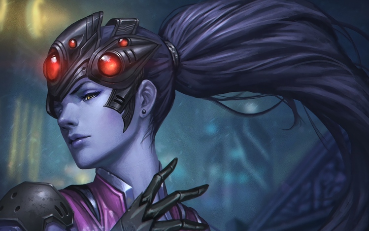 Widowmaker (Overwatch) Windows 10 Theme - themepack.me