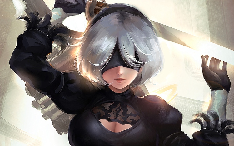 Nier: Automata Windows 10 Theme - themepack.me