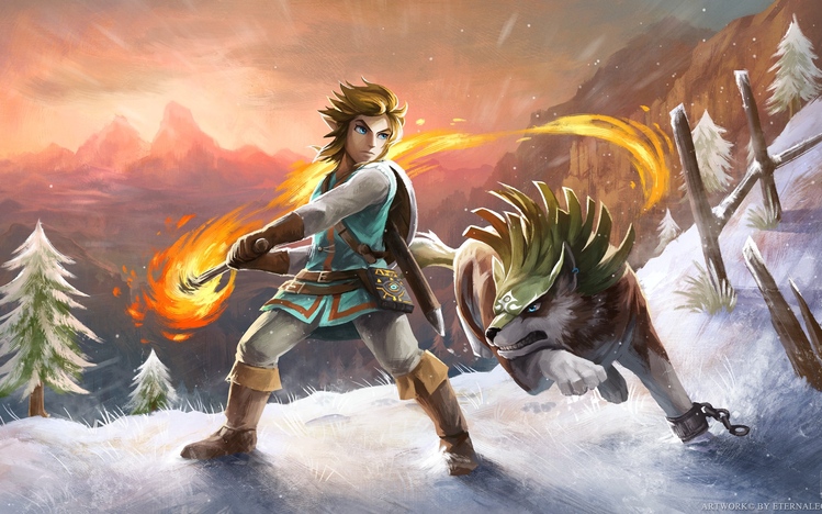 The Legend Of Zelda Breath Of The Wild Windows 10 Theme