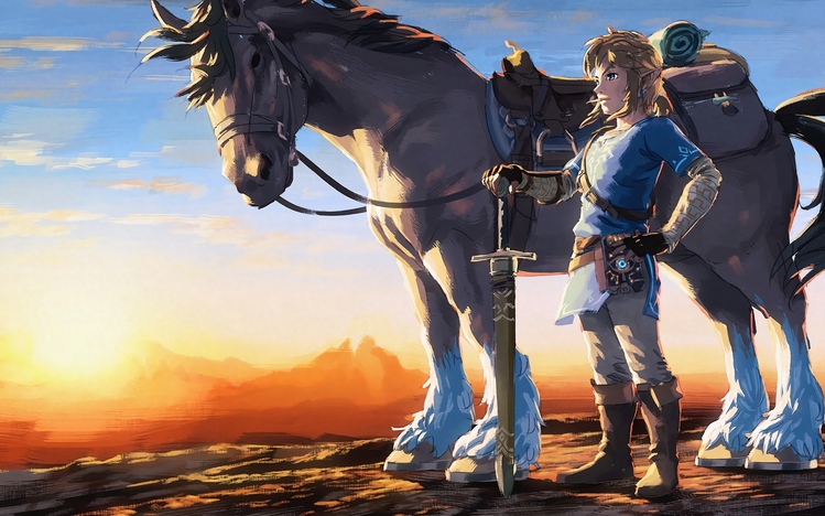 The Legend of Zelda Breath of the Wild Windows 10 Theme