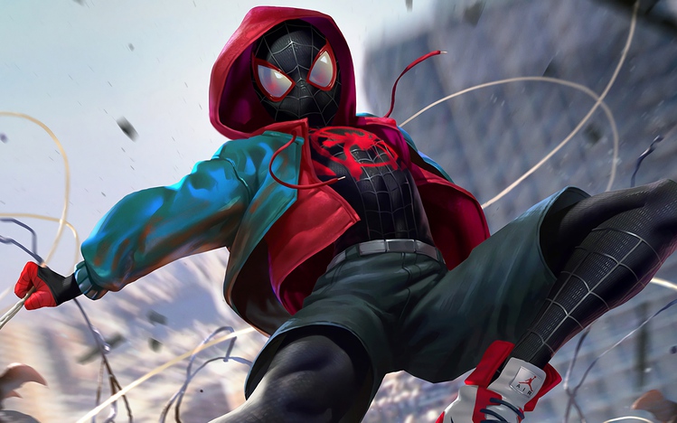 Spider-Man: Into the Spider-Verse Windows 10 Theme - themepack.me