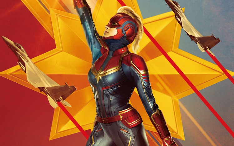 Captain Marvel Windows 10 Theme - themepack.me