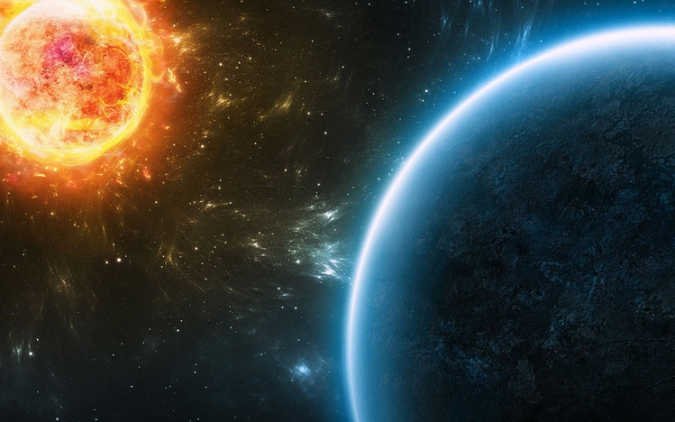 Planetary Collision Windows 10 Theme - themepack.me