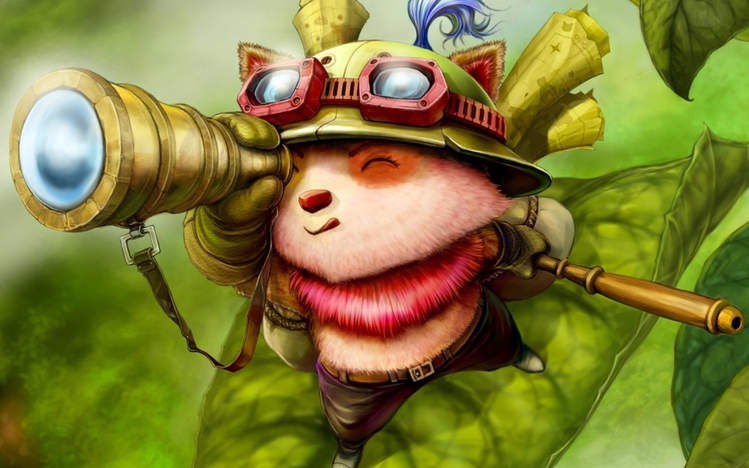 Teemo (LOL) Windows 10 Theme - themepack.me