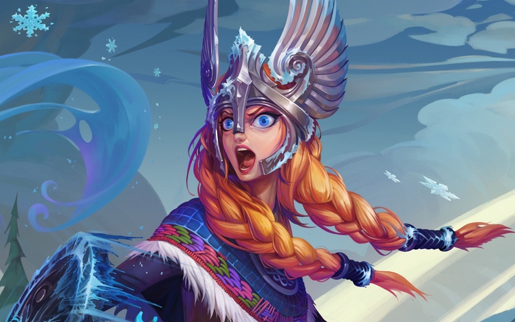 Crystal Maiden Dota 2 Windows 10 Theme Themepack Me