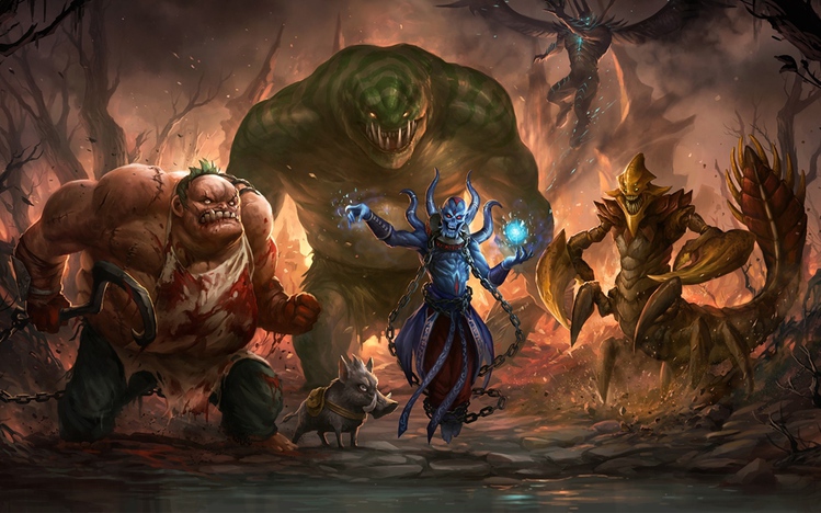 Pudge Dota 2 Windows 10 Theme Themepackme