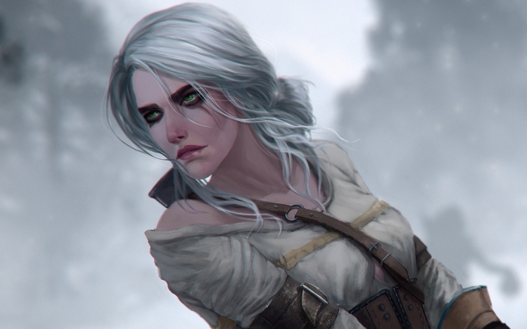 Ciri (The Witcher) Windows 10 Theme - themepack.me