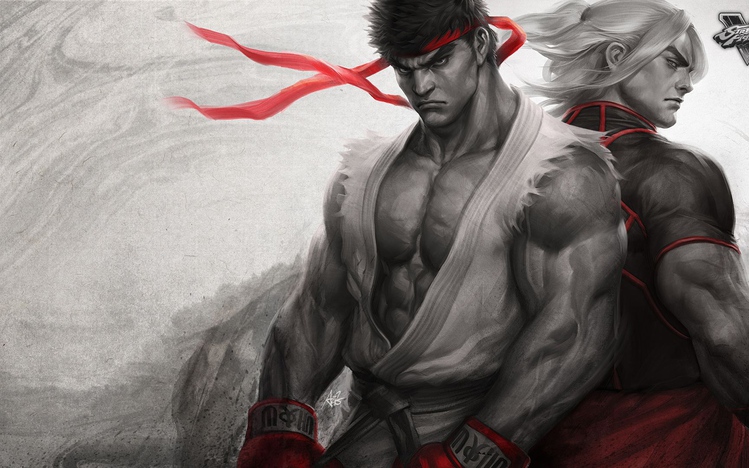 Ryu (Street Fighter) Windows 10 Theme - themepack.me