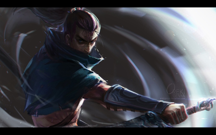 Yasuo (LOL) Windows 10 Theme - themepack.me